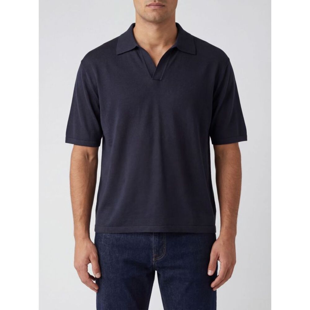 Roberto Collina Men Cotton Polo Shirt Roberto Collina